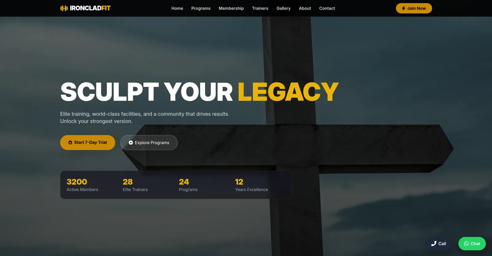 Gym & Fitness Website